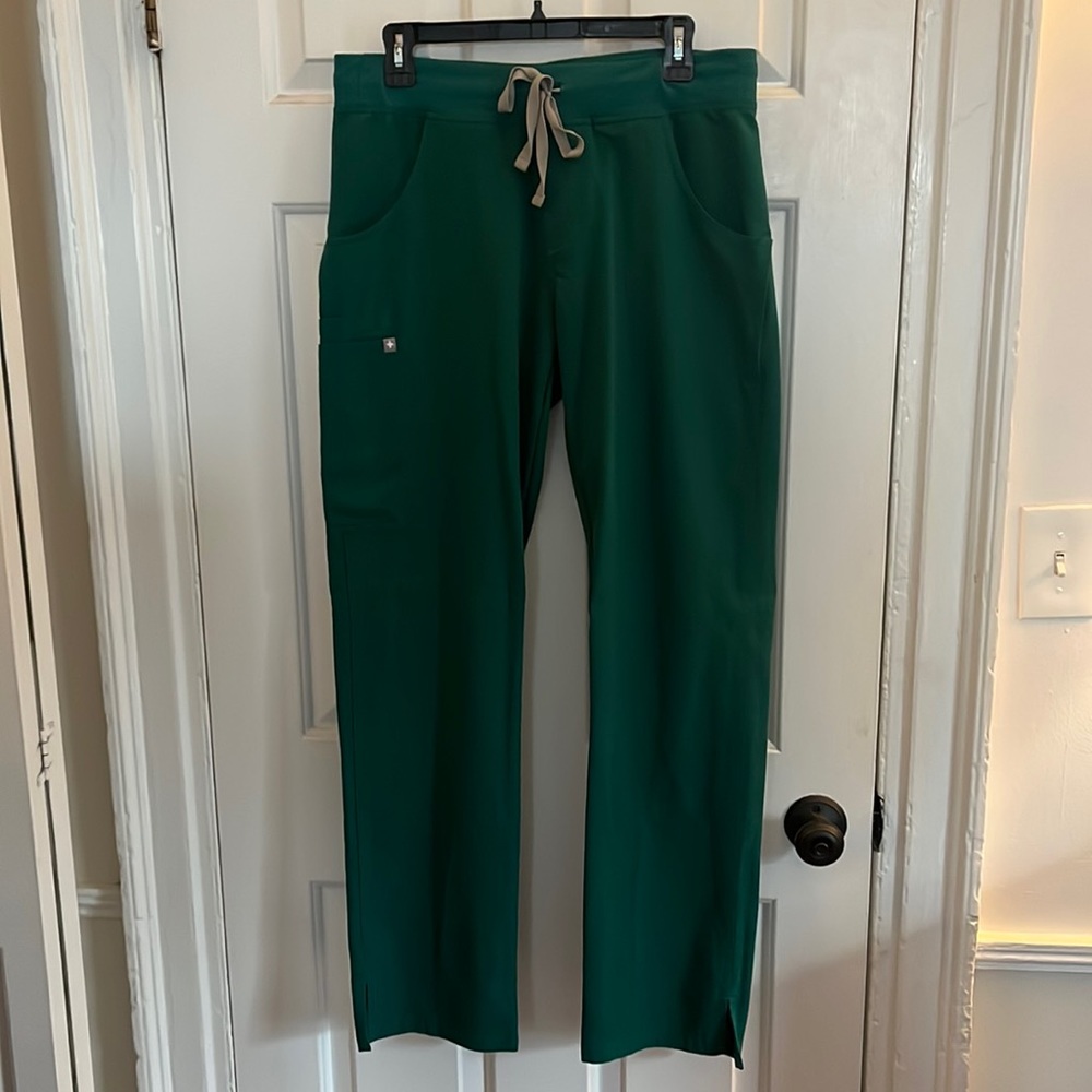 Green Cargo Figs Pants